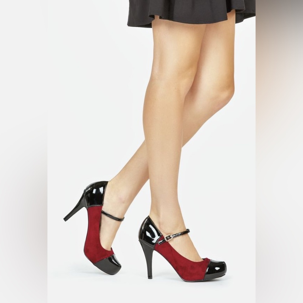 JustFab Two Toned Heels Tinashe